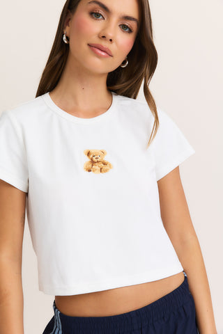 Teddy Top - White