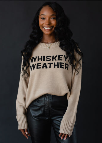 Whiskey Weather Sweater - Tan