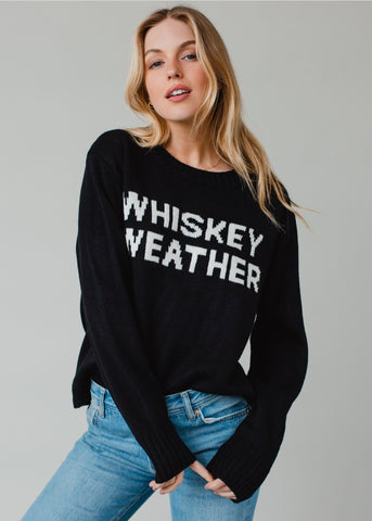 Whiskey Weather Sweater - Black