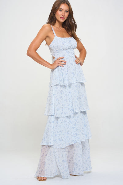 Avery Layered Maxi - Light Blue