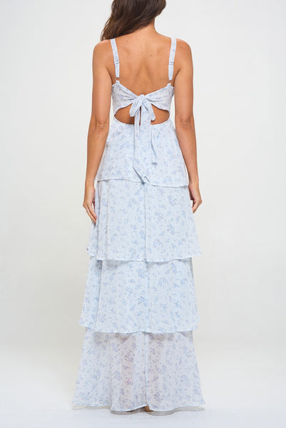 Avery Layered Maxi - Light Blue