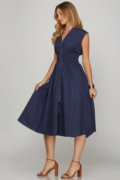 Monroe Maxi Dress - Navy