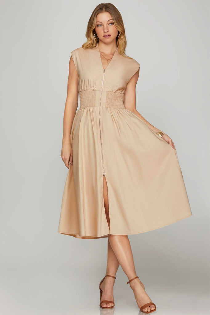 Monroe Maxi Dress - Taupe