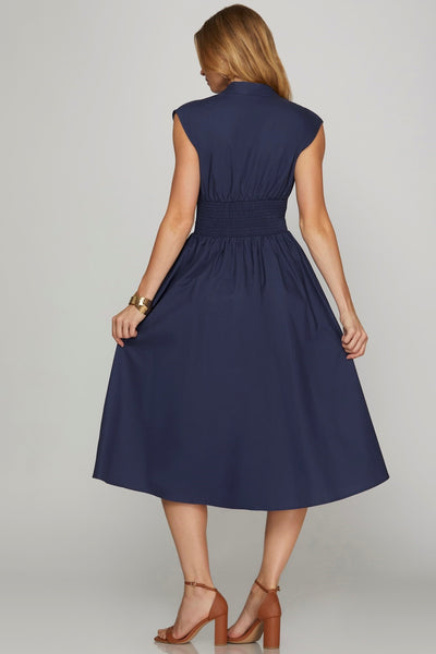 Monroe Maxi Dress - Navy