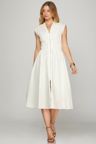 Monroe Maxi Dress - White