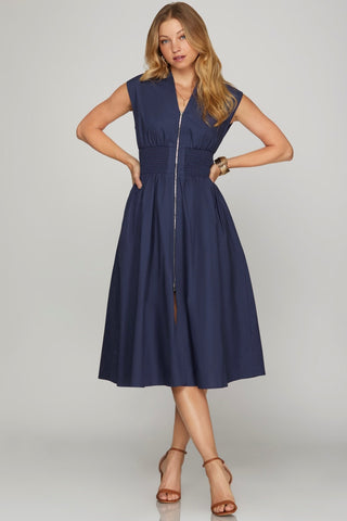 Monroe Maxi Dress - Navy