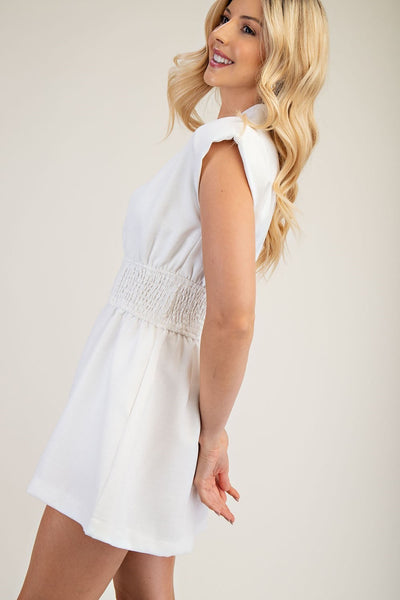 Clyde Romper - White