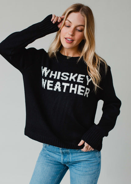 Whiskey Weather Sweater - Black