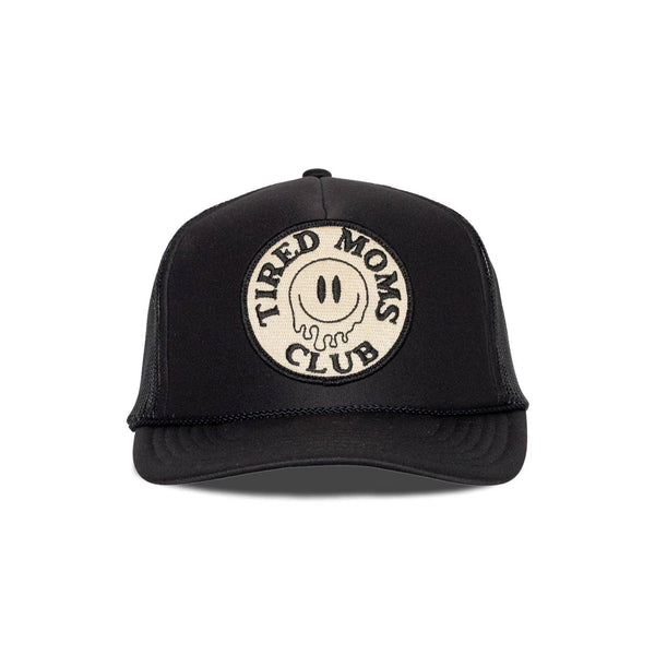 Tired Moms Club Trucker Hat Black