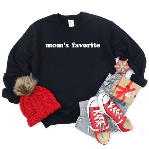 Mom's Favorite Sweatshirt - Black