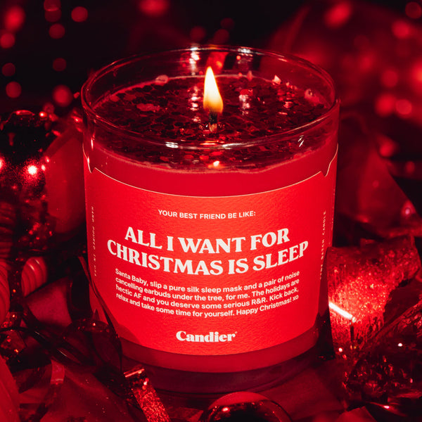 All I Want For Christmas Candle