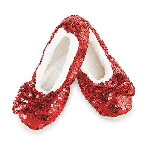 Sequin Snoozies in Red