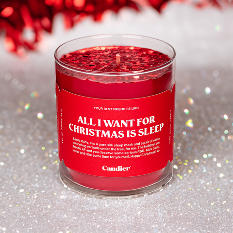 All I Want For Christmas Candle