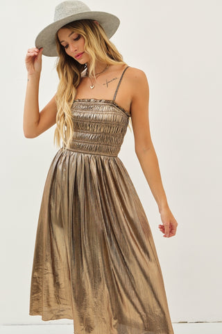 My Night Midi Dress - Bronze