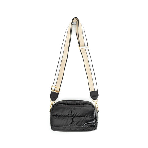 Medium Puffer Crossbody - Black