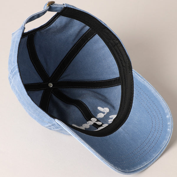 Do Good Be Good Hat-Denim