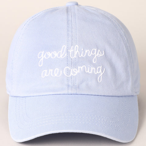 Good Things Are Coming Hat - Blue