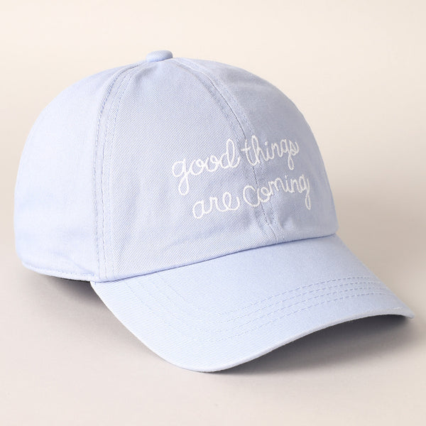 Good Things Are Coming Hat - Blue