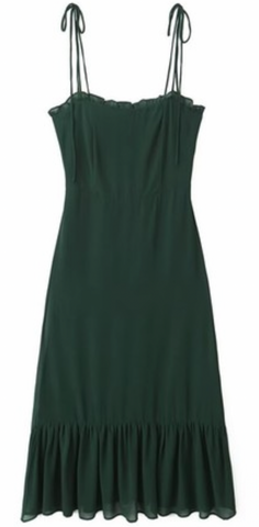 Evelyn Midi Dress - Green