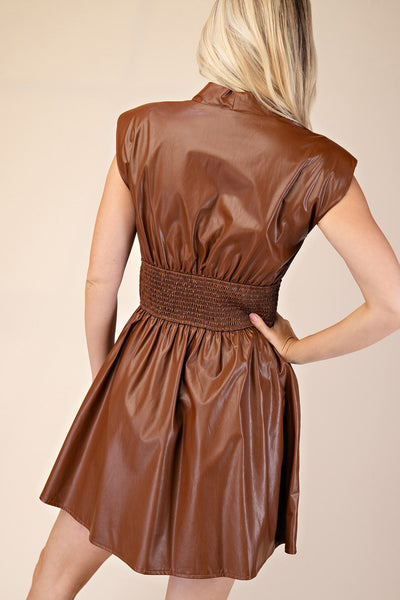 Ryder Dress - Cognac