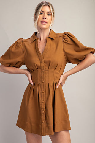 Arizona Dress - Cognac