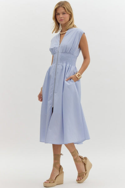 Marylin Maxi Dress - Baby Blue