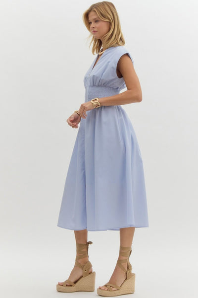 Marylin Maxi Dress - Baby Blue