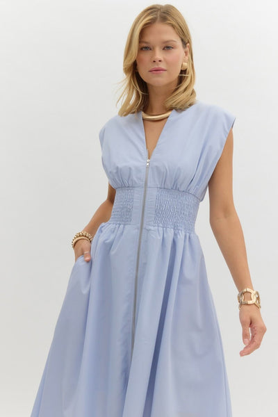 Marylin Maxi Dress - Baby Blue