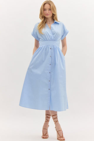 Harper Maxi Dress - Chambray